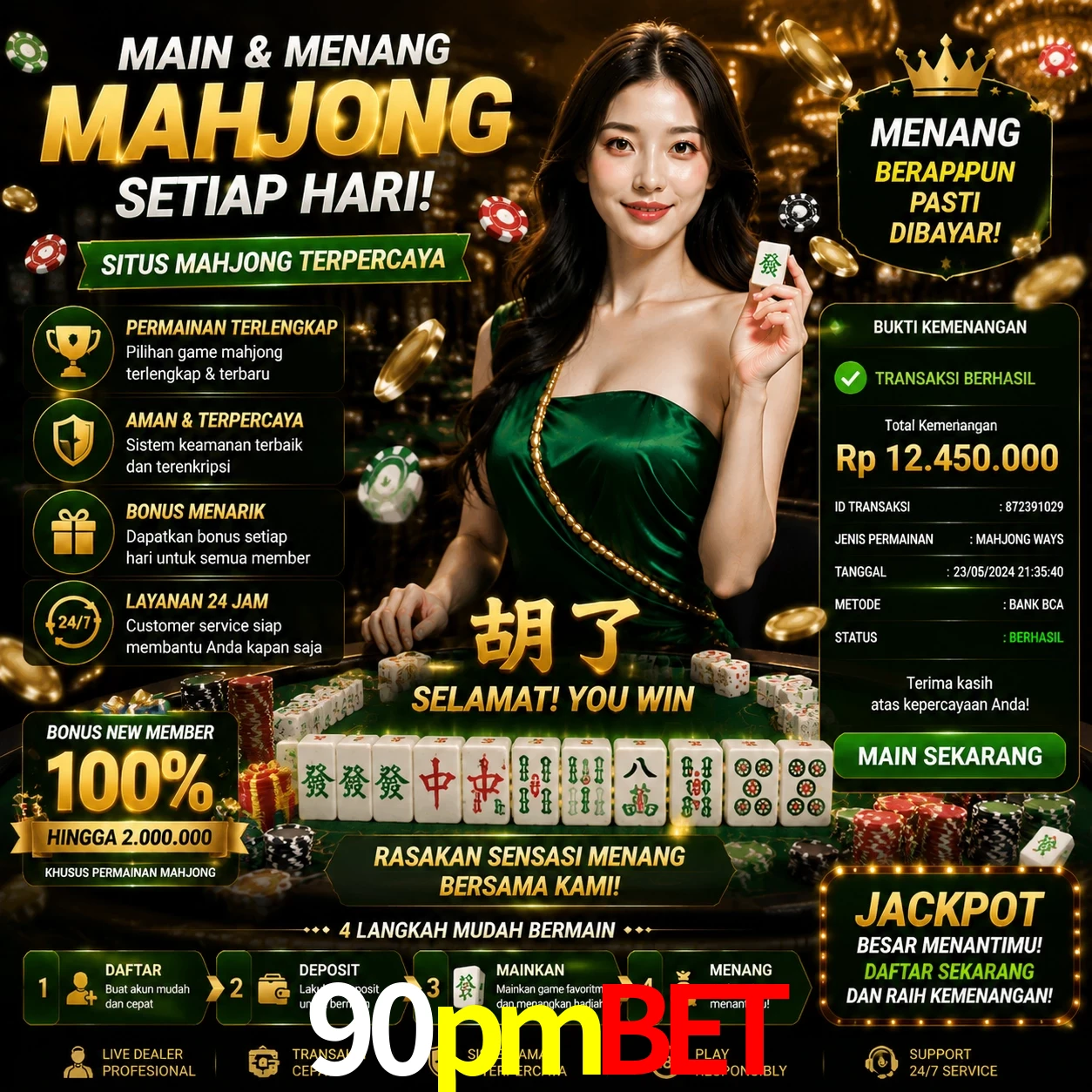 Ganhar e sacar na 90pmbet